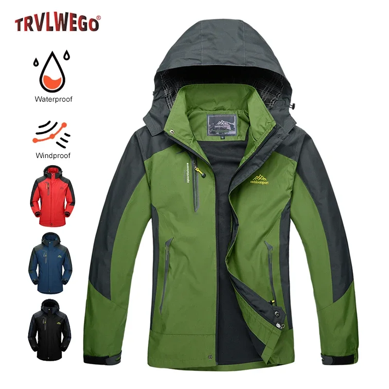 Fishing Jacket Waterproof - Мужская легкая водонепроницаемая куртка-ветровка 5000 мм