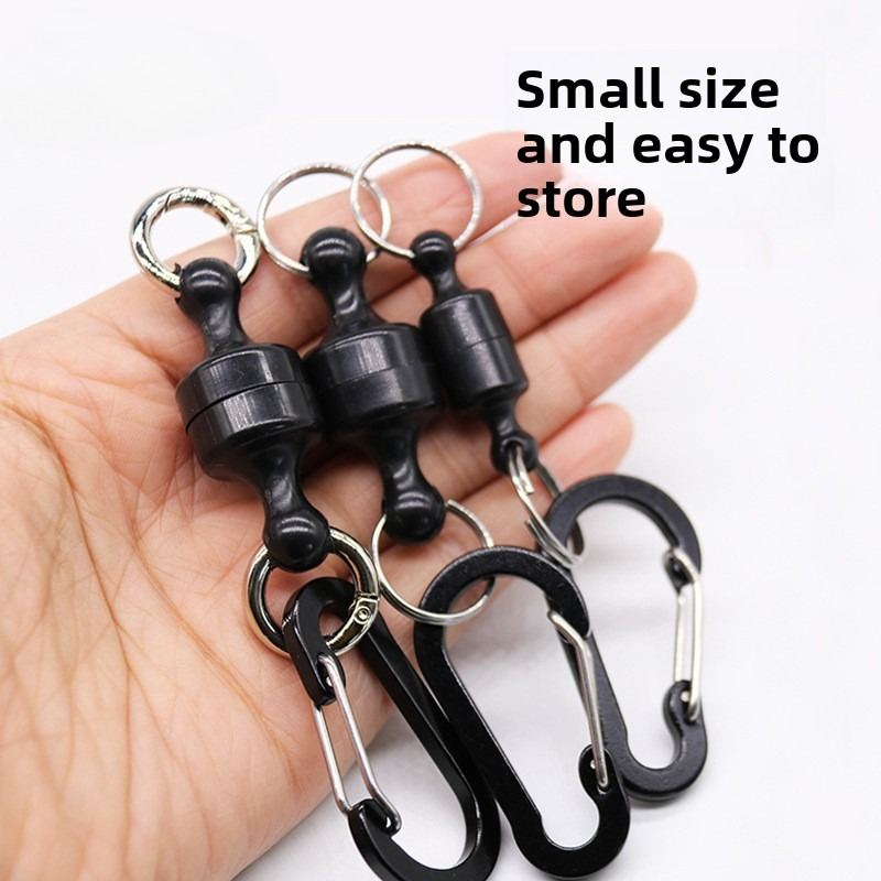 Fishing Gloves - Черная магнитная застежка-клипса для рыболовных перчаток,