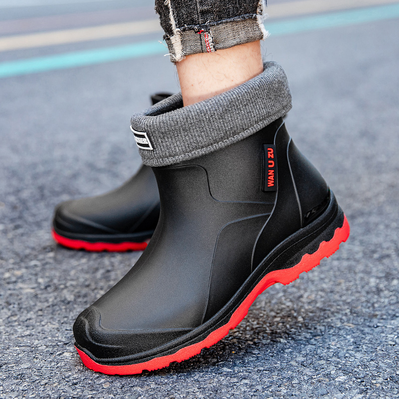 Fishing Boots - Новые мужские резиновые сапоги с короткой