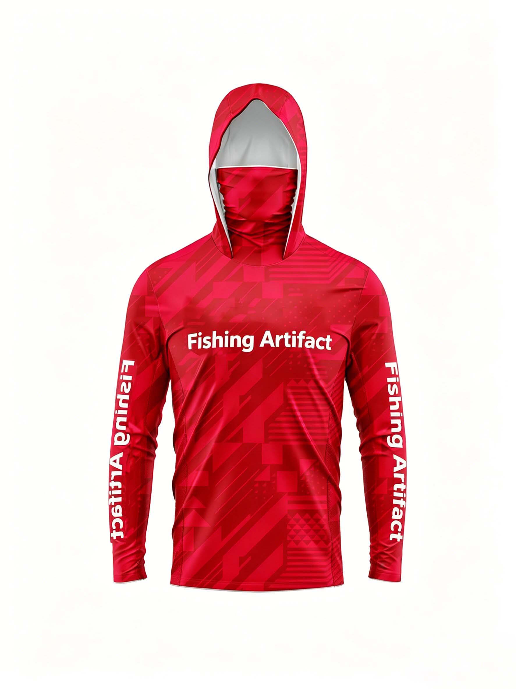 Мужская летняя футболка с капю – обзор и цена Fishing Mask Sun Protection